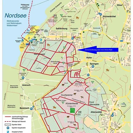 Cuxtraeumer- Ruhige Fuer 2 Personen In Cuxhaven-sahlenburg *